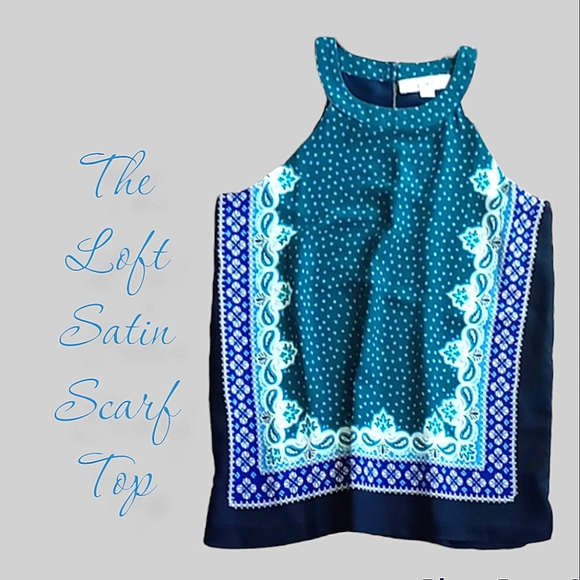 LOFT Handkerchief Style Top - Picture 1 of 4